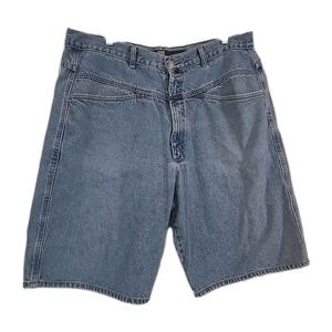 Marithé François Girbaud Jean Shorts Men's 38 Blue Denim Baggy Y2K Vintage